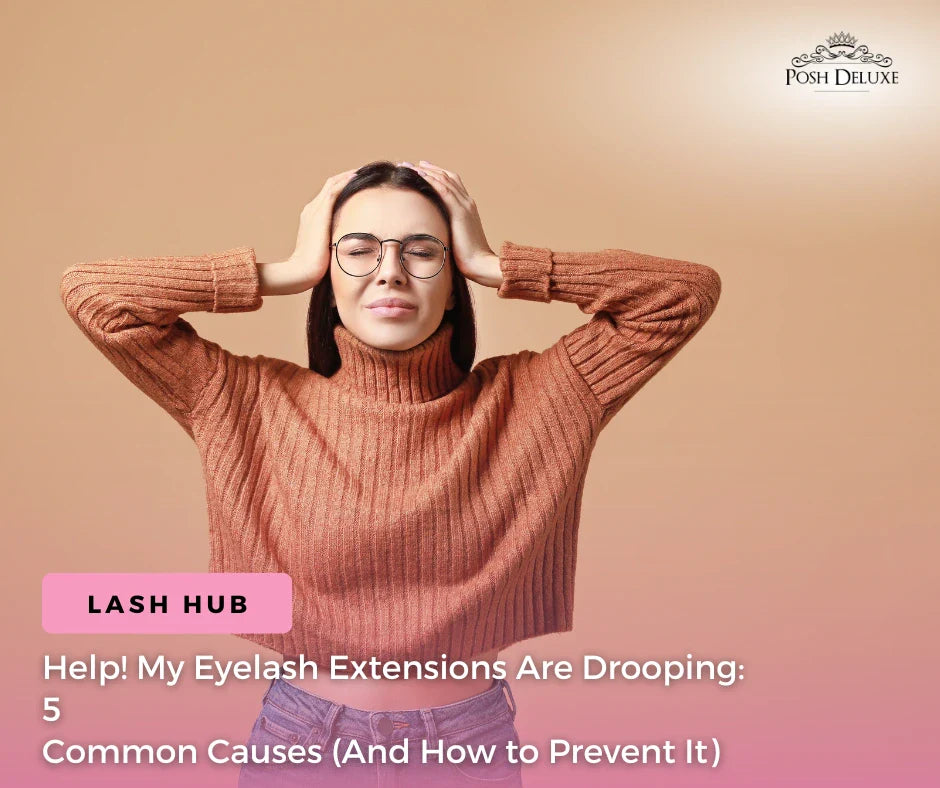 Help! My Eyelash Extensions Are Drooping: 5 Common Causes (And How to Prevent It)