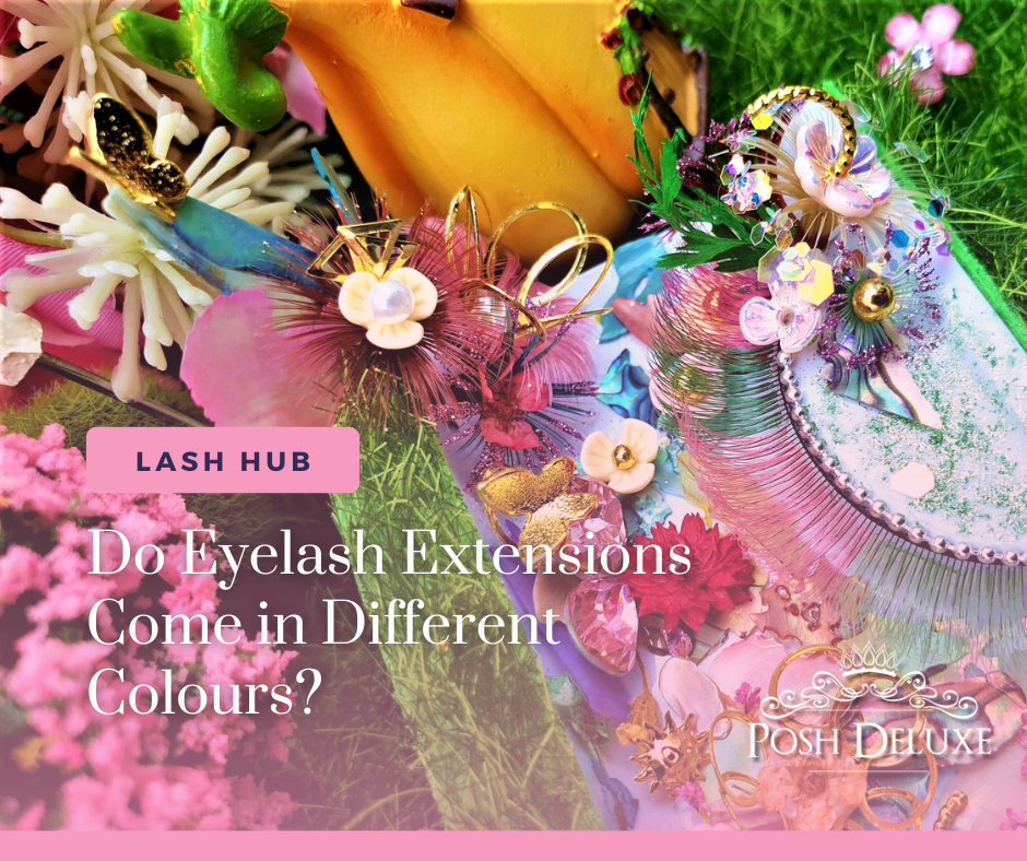 Do Eyelash Extensions Come in Different Colours? The Beauty of Coloured Lash Extensions, A Guide to Expressive Lashes