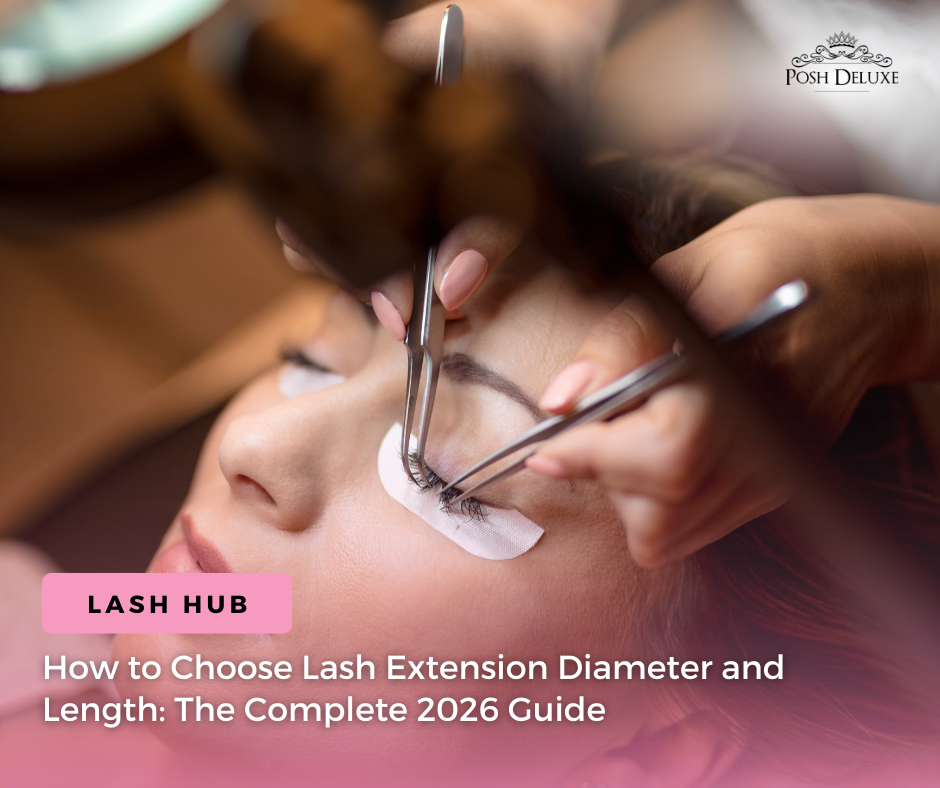 How to Choose Lash Extension Diameter and Length: The Complete 2026 Guide