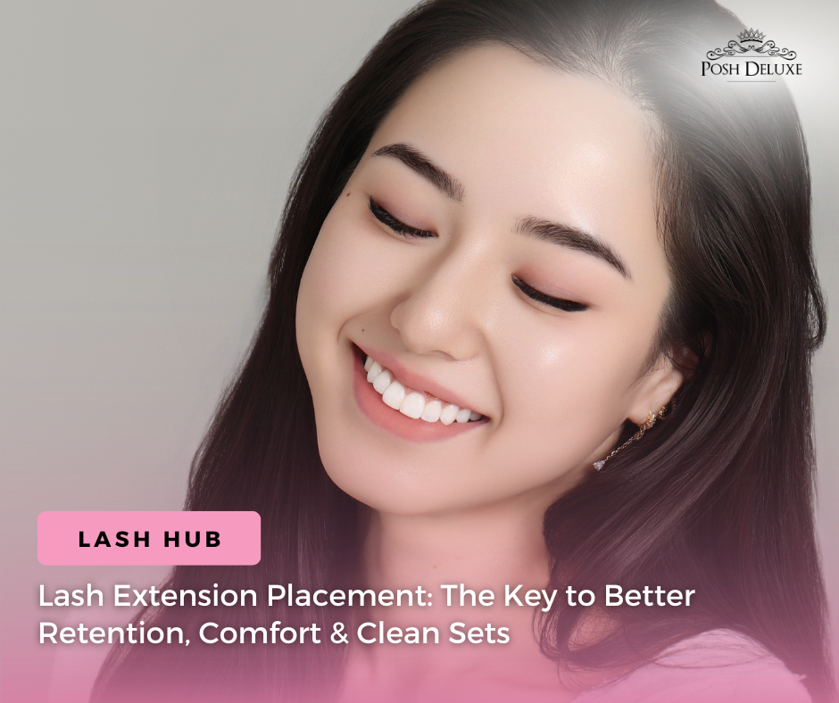 Lash Extension Placement: The Key to Better Retention, Comfort and Clean Sets