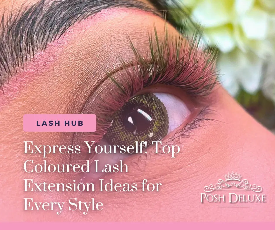 Express Yourself! Top Coloured Lash Extension Ideas for Every Style