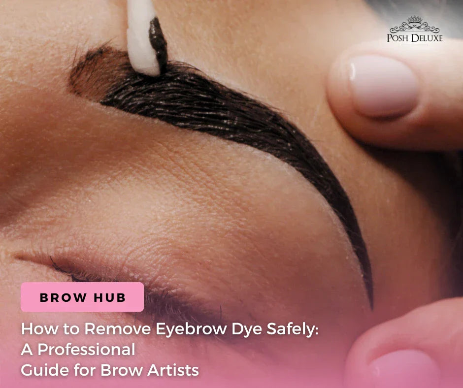 How to Remove Eyebrow Dye Safely: A Professional Guide for Brow Artists