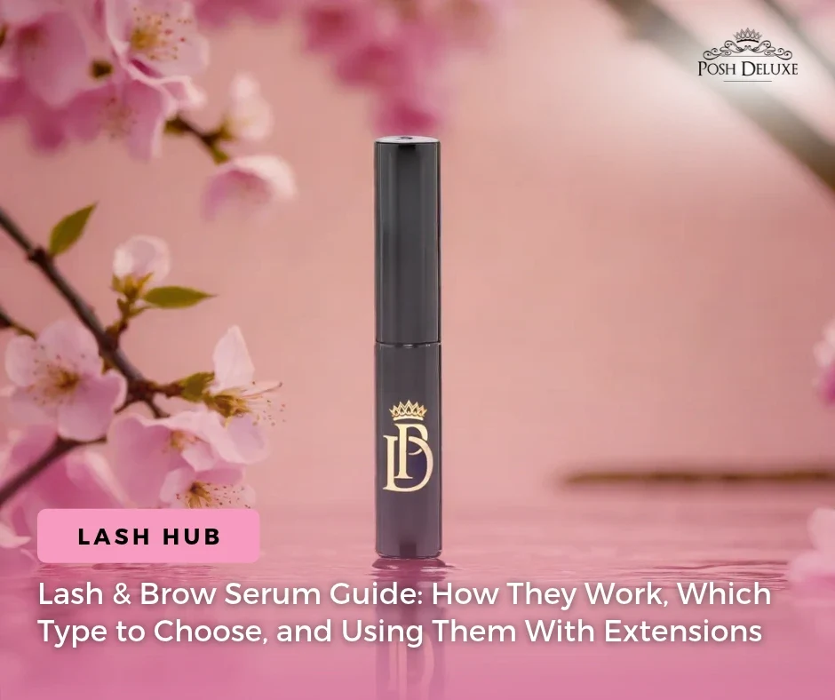 Lash & Brow Serum Guide: How They Work, Which Type to Choose, and Using Them With Extensions