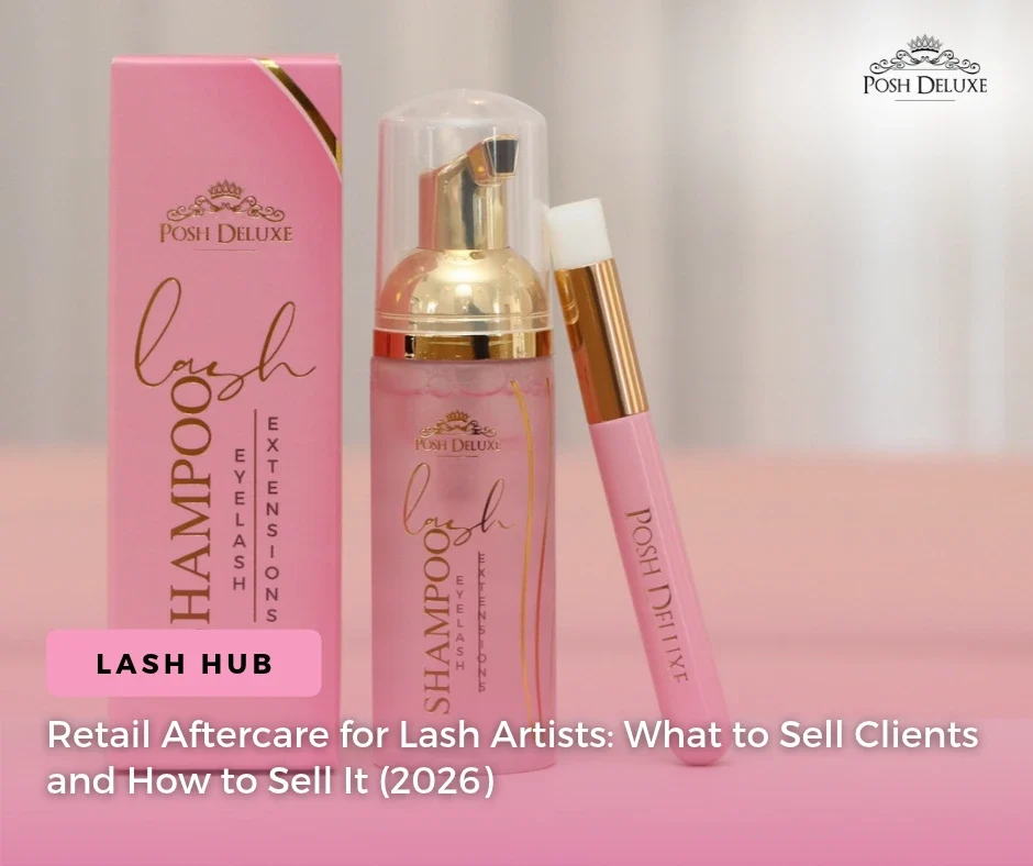 Retail Aftercare for Lash Artists: What to Sell Clients and How to Sell It (2026)