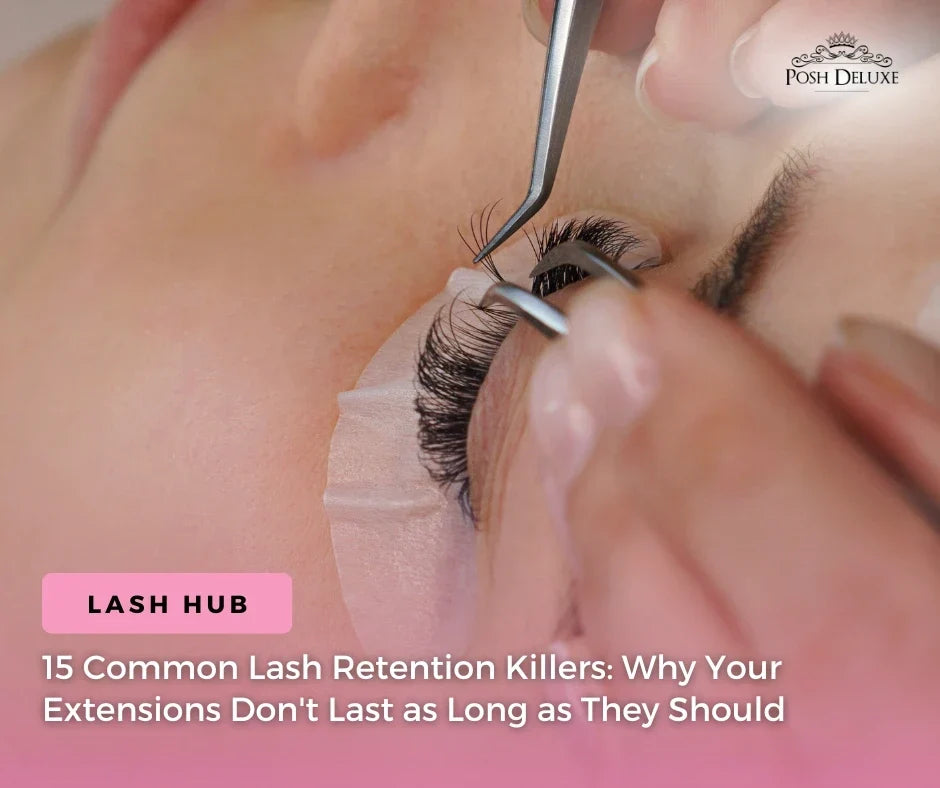 15 Common Lash Retention Killers: Why Your Extensions Don't Last as Long as They Should