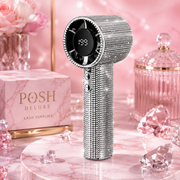 Crystal Bling Turbo Lash Fan – 199 Speed Rechargeable Cooling Fan